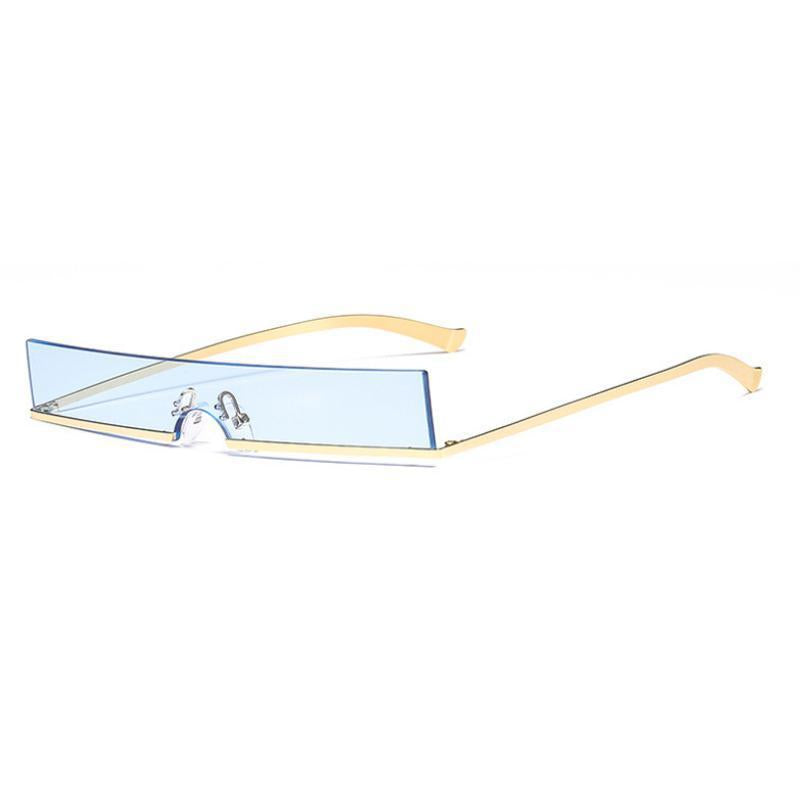 Lunettes de soleil à rectangle inversé