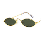 Lunettes de soleil au design ovale steampunk
