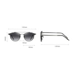 Lunettes de soleil dotées d'un double pont