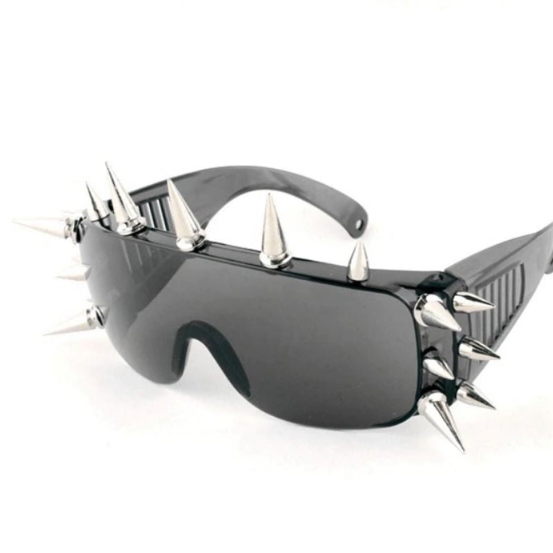 Lunettes de soleil gothiques rectangulaires