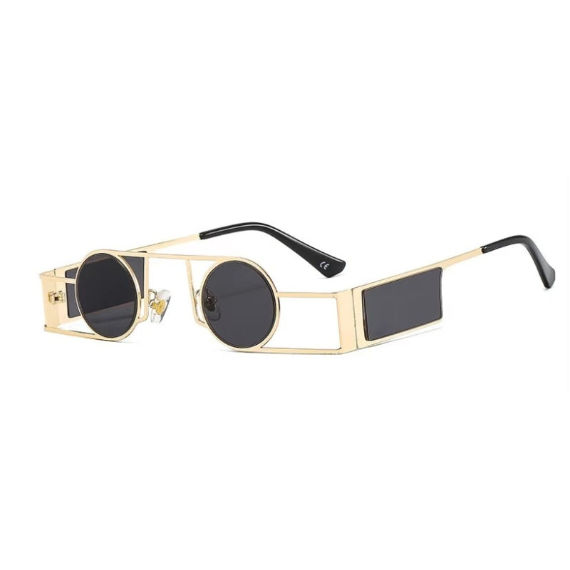 Lunettes de soleil inversées de forme ronde