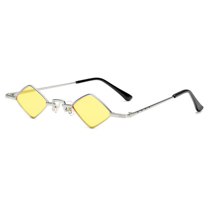 Lunettes de soleil losange au style steampunk