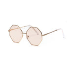 Lunettes de soleil octogonales d’inspiration steampunk