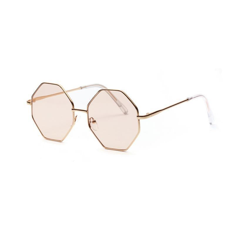 Lunettes de soleil octogonales d’inspiration steampunk