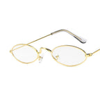 Lunettes de soleil ovales d’inspiration steampunk