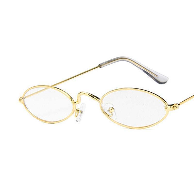 Lunettes de soleil ovales d’inspiration steampunk