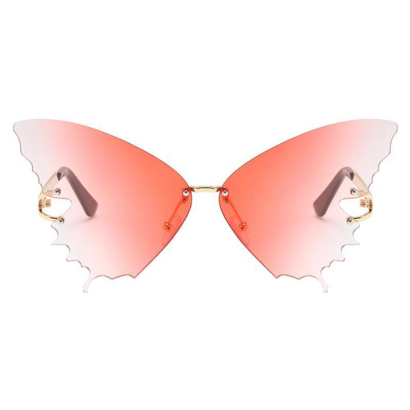 Lunettes de soleil papillon au style steampunk