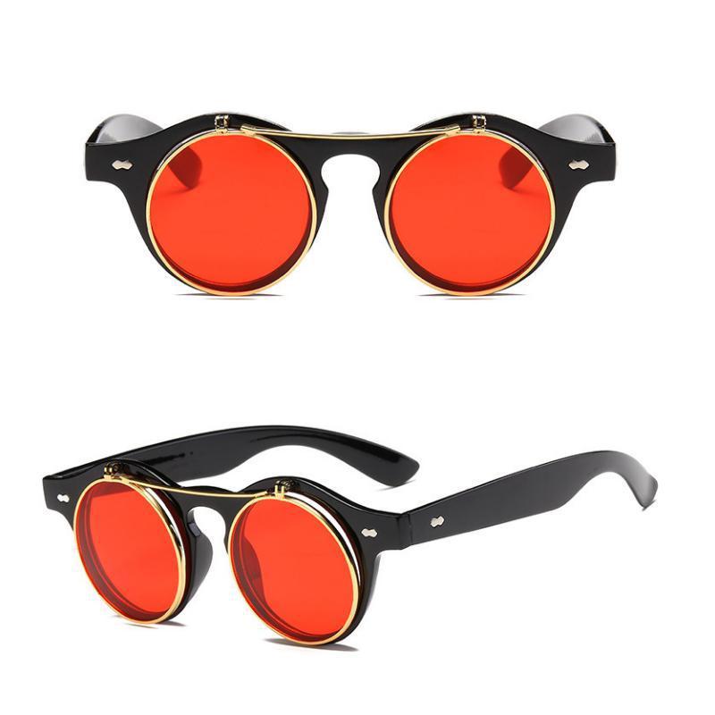 Lunettes de soleil relevables d’inspiration steampunk