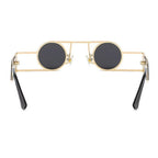 Lunettes de soleil rondes à monture inversée