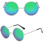 Lunettes de soleil rondes pour femme esprit rétro vintage