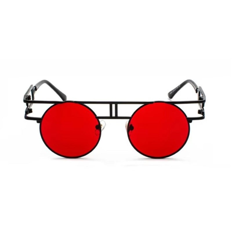 Lunettes de soleil steampunk à barre droite