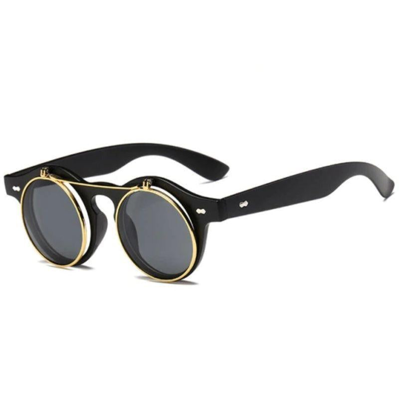 Lunettes de soleil steampunk flip-up