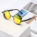 Lunettes de soleil style steampunk rétro