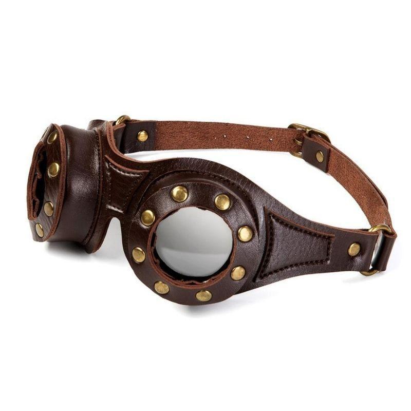 Lunettes de style steampunk en PU