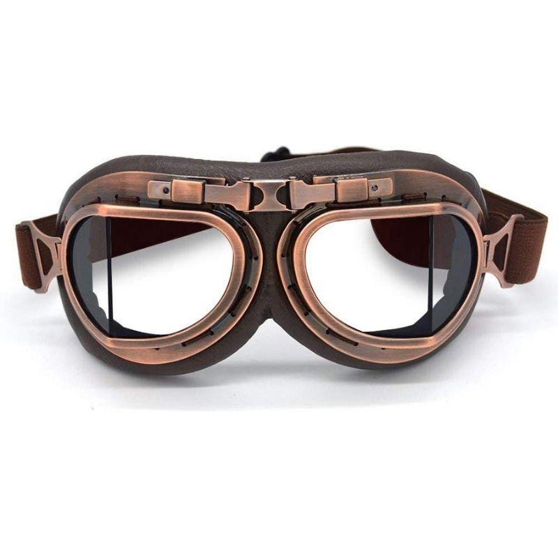 Lunettes d’esthétique steampunk façon aviateur
