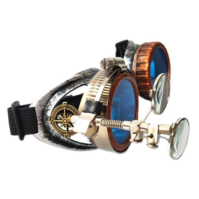 Lunettes d’inspiration rétro-futuriste steampunk
