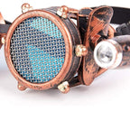 Lunettes d’inspiration steampunk en cuivre