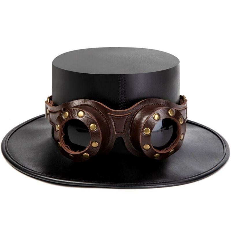Lunettes en PU d’esthétique steampunk