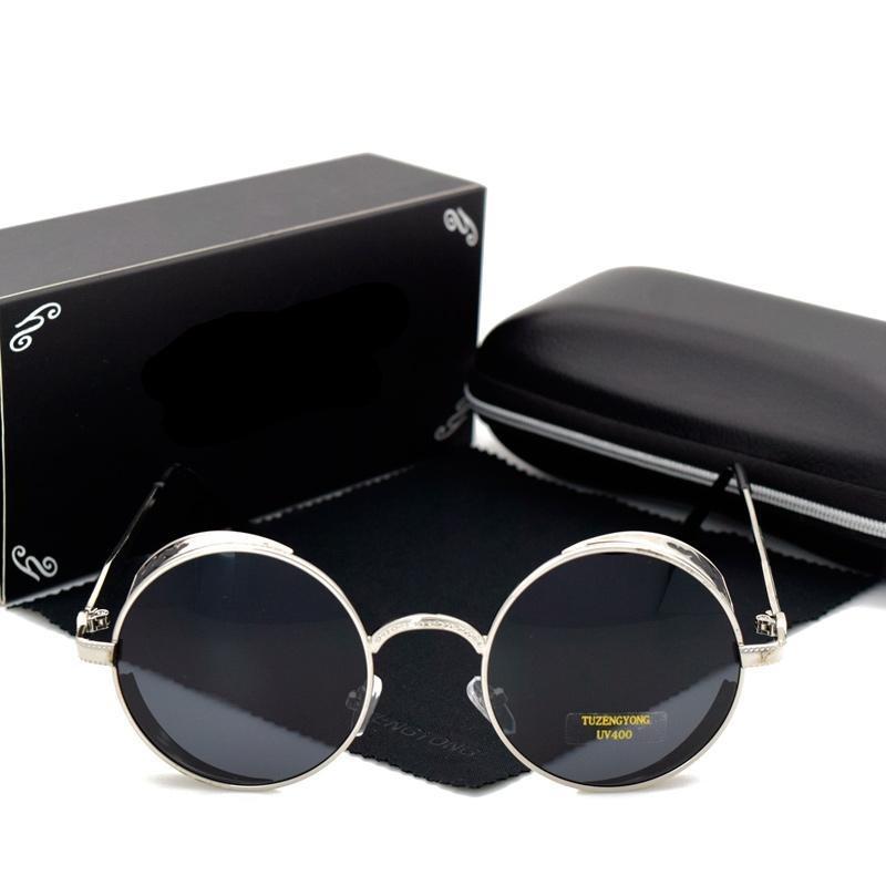Lunettes homme pour le soleil d’allure steampunk