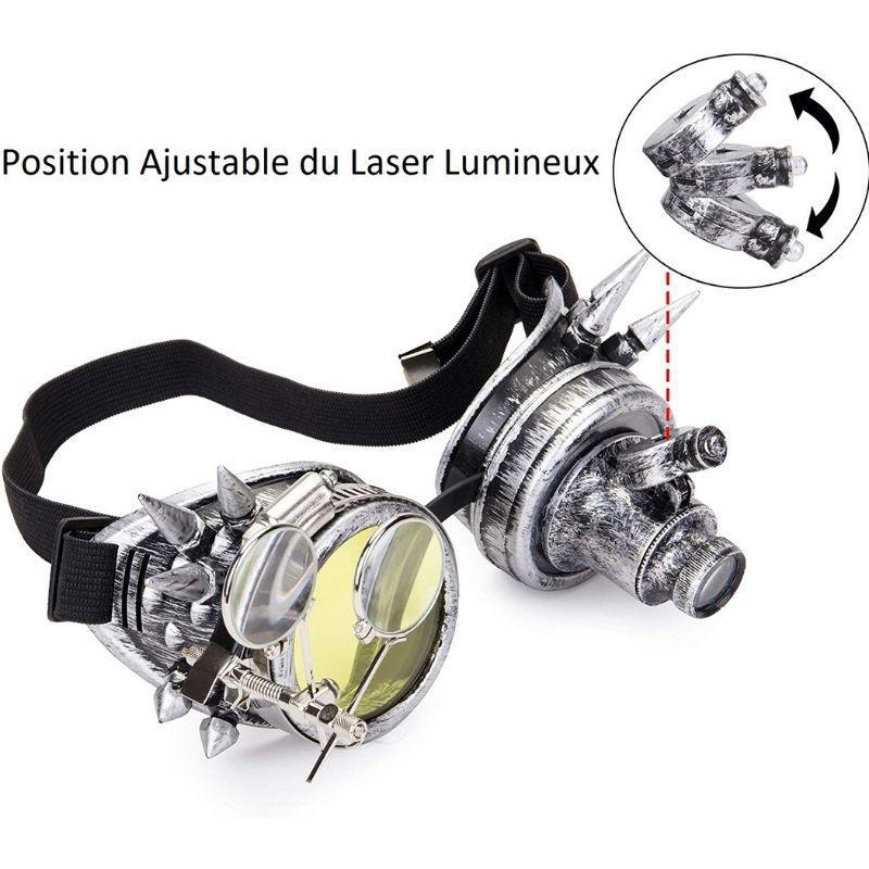 Lunettes inspirées du style steampunk