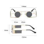 Lunettes inversées rondes pour le soleil