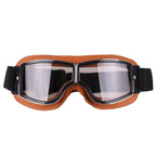 Lunettes moto rétro au style steampunk