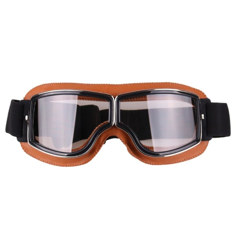 Lunettes moto rétro au style steampunk