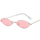 Argent avec Verres Rose
