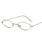 Lunettes ovales pour le soleil esprit steampunk