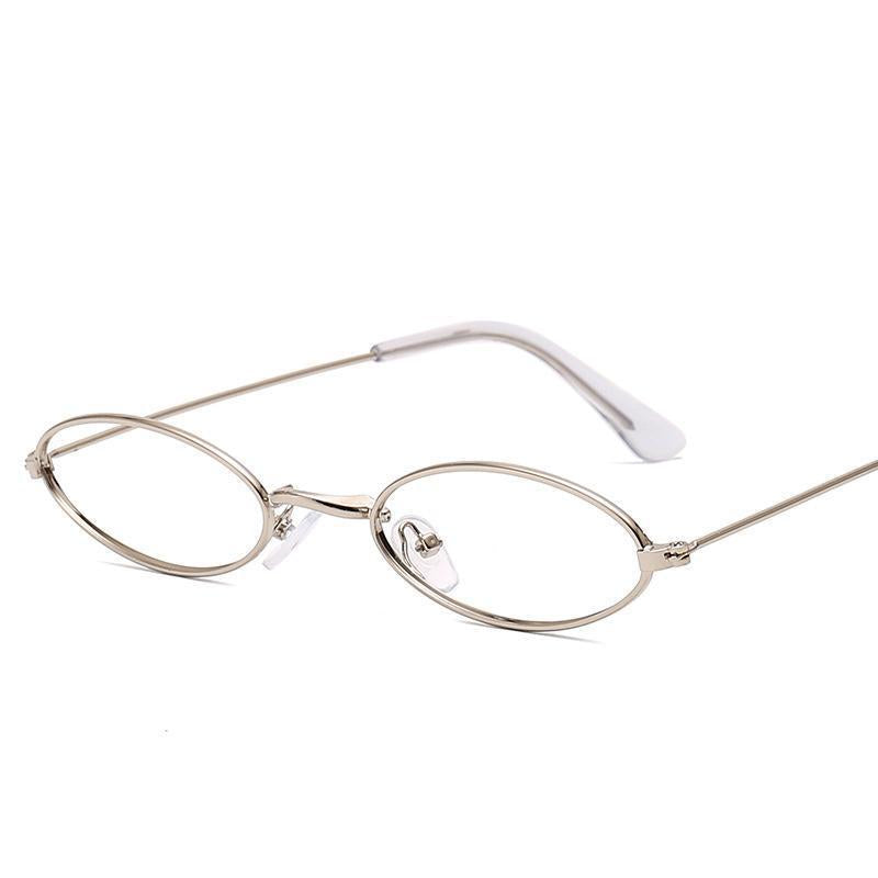 Lunettes ovales pour le soleil esprit steampunk