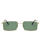 Lunettes rectangulaires de soleil esprit vintage