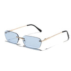 Lunettes rectangulaires pour le soleil esprit steampunk