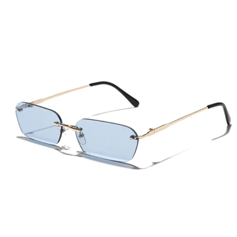 Lunettes rectangulaires pour le soleil esprit steampunk