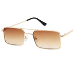 Lunettes rectangulaires rétro pour le soleil