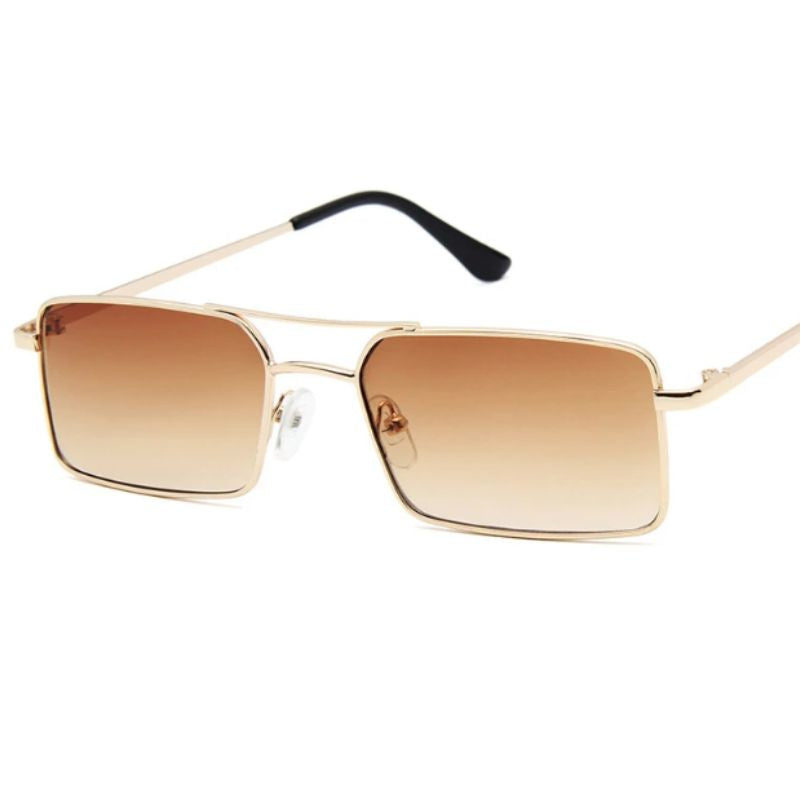 Lunettes rectangulaires rétro pour le soleil