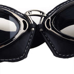 Lunettes rétro de moto pour le soleil