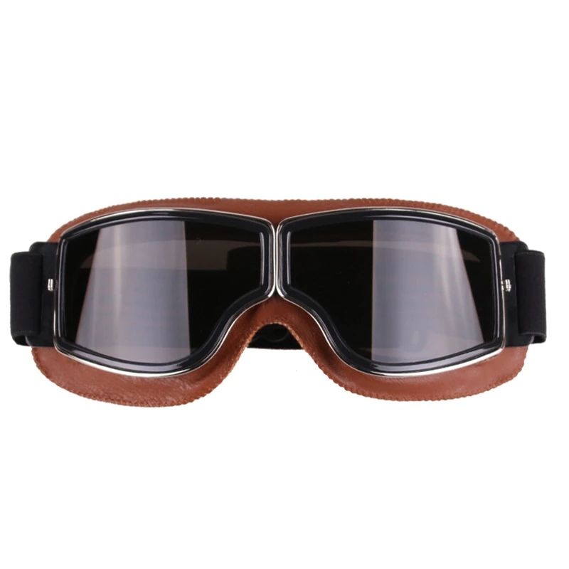 Lunettes rétro de moto steampunk