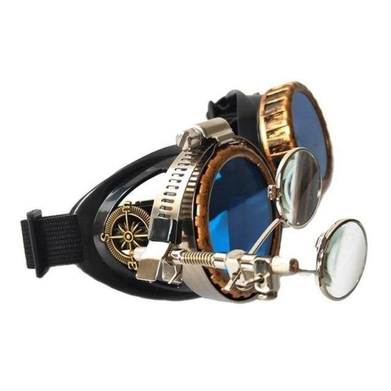 Lunettes rétro-futuristes de style steampunk