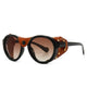 Black with Brown Lenses