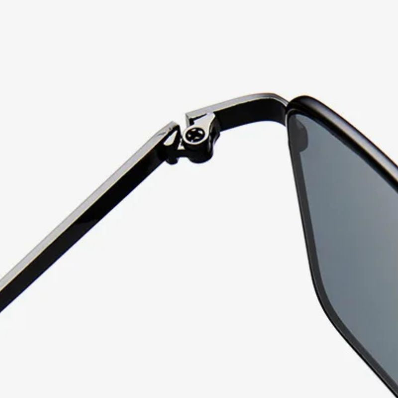 Lunettes rétro rectangulaires contre le soleil