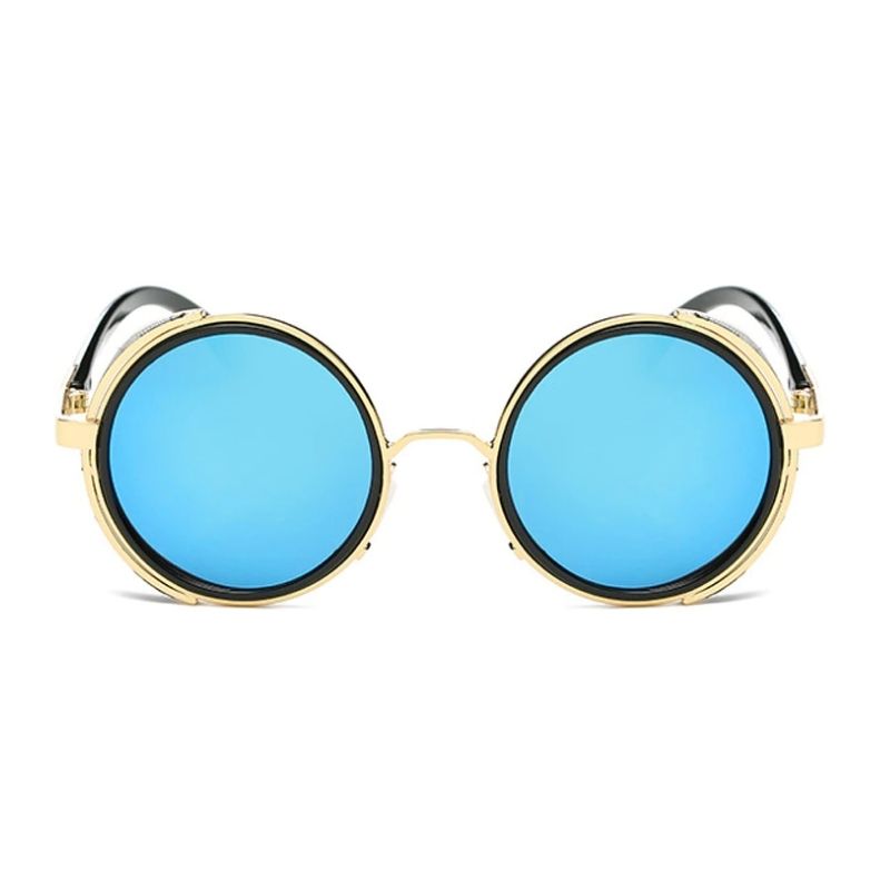 Lunettes rondes de soleil esprit rétro