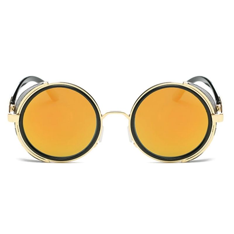 Lunettes rondes rétro contre le soleil