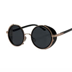 Lunettes rondes vintage contre le soleil
