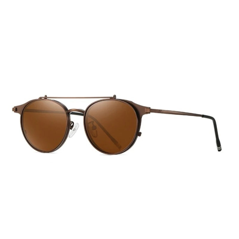Lunettes solaires à monture double pont