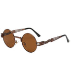 Lunettes solaires au look steampunk