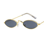 Lunettes solaires au look steampunk ovale