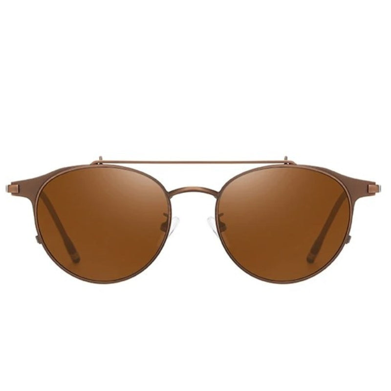 Lunettes solaires avec une structure double pont
