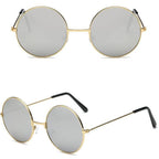 Lunettes solaires féminines rondes tendance vintage