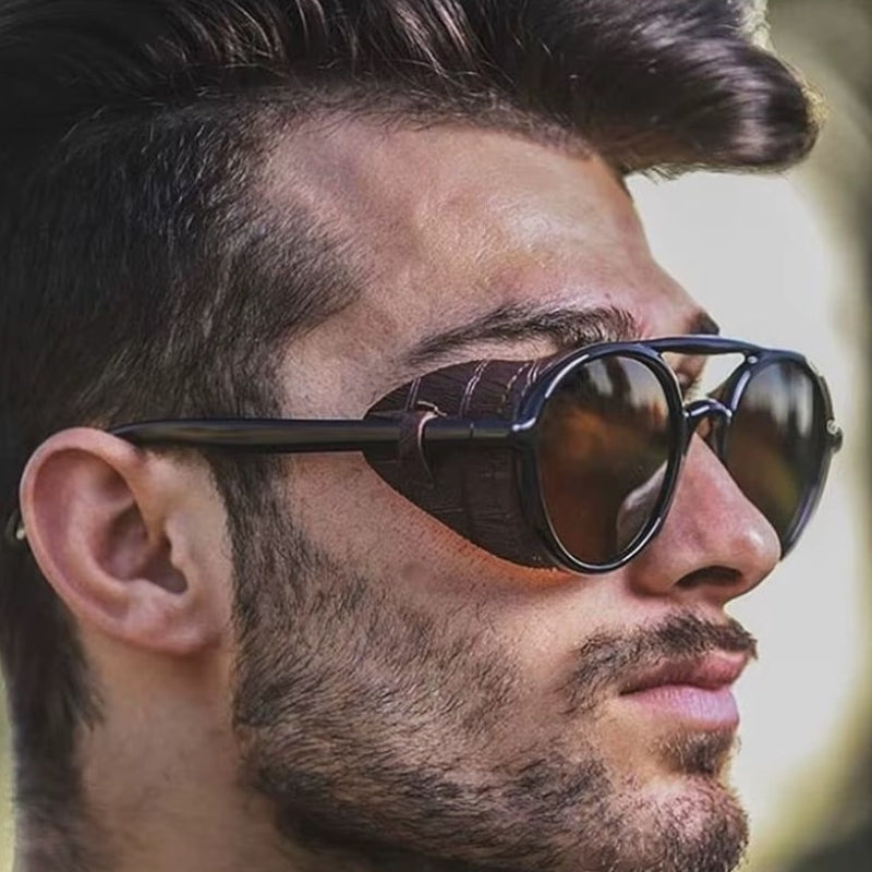 Lunettes solaires homme au style vintage