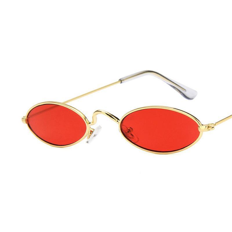 Lunettes solaires ovales d’inspiration steampunk